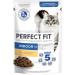 Perfect Fit Indoor Cat Food - Anti-Hairball Chicken & Peas in Sauce 12x85g Portions for Adult Cats - Buy Online on GoSupps.com