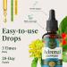 HERBAMAMA Adrenal Support Liquid Drops - Vegan Adrenal Tincture with Ashwagandha Root & Rhodiola Rosea Extract - Non-GMO, Alcohol & Sugar-Free Supplement - 28-Day Supply 2 Fl Oz (Pack of 1) - Buy Online on GoSupps.com