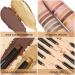 FOCALLURE Shimmer Cream Eyeshadow Stick Set - Long Lasting Waterproof Eye Makeup in Fancy Tabac (2 Pcs) - Buy Online on GoSupps.com