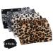 Boho African Turban Knot Headbands for Women - Wide, Thick, Stretchy - 4 Pack Leopard & Flower Design - Buy Online on GoSupps.com