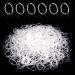 Clear Elastic Hair Bands  2500PCS Mini Small Rubber Bands  Tiny Clear Soft Elastics Hair Rubber Bands for Girls Toddler Kids Baby Children  Premium Elastic Hair Ties for Wedding Hairstyle
