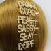Personalized Rhinestone Name Hair Pins | Custom Word in 6 Letters Gold Color | Jewelry Gift for Birthday/Bachelorette Party | Hen Girls Night Out Barrette - Buy Online on GoSupps.com