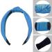 SIQUK 12-Piece Wide Knotted Headband Set for Women and Girls - Top Knot Cross Headbands in 12 Plain Multicolors - Buy Online on GoSupps.com
