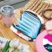 Santa Claus Pattern Women Bands Storage Bag - Big Capacity Menstrual Cup & Makeup Organizer for Travel | 1 Count - Buy Online on GoSupps.com