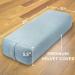 Florensi Yoga Bolster Pillow - Luxurious Velvet Restorative Yoga Cushion - Supportive Meditation Pillows - Machine Washable Cover - Light Blue - Buy Online on GoSupps.com