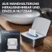 Ovimar Stainless Steel Wet Wipes Box with Lid - Keep Cosmetic Towels Fresh | Polished Fine Silver | Ideal for Drilling & Storage - Buy Online on GoSupps.com