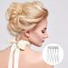ANCIRS 50 Pack Metal Hair Side Combs for Women - Bridal Wedding Hair Accessories - White - Buy Online on GoSupps.com