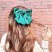 MISSTARS Bow Hair Clip Hair Bows for Women Big Bowknot Hairpin French Hair Clips Solid Color Soft Satin Silky Hair Bows for Women Girls (Green) - Buy Online on GoSupps.com
