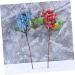 ABOOFAN 3pcs Christmas Stem Berries Artificial Branches Christmas Floral Stems Picks Christmas Flower Stems Picks Fake Berry Branches Christmas Berry Stems Faux Berry Picks Display Fruit - Buy Online on GoSupps.com