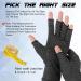 Buy Arthritis Compression Open-Fingertip Gloves - Warmth & Pain Relief for Men & Women | Anti-Slip Fingerless Typing Gloves for Carpal Tunnel & Tendonitis - Buy Online on GoSupps.com