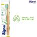 Buy Signal Bamboo Toothbrush - Natural Medium - Eco-Friendly & Sustainable - 1 Piece International Shipping - Buy Online on GoSupps.com