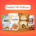 Nutybite Granola Clusters Turmeric Ginger Functional benefits Vegan Gluten Free No added sugar Non GMO Superfood snacks (12 x120g) - Buy Online on GoSupps.com