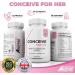 Conceive for Her 60 Capsules - Women's Fertility Supplement with Essential Vitamins & Minerals - Buy Online on GoSupps.com