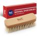 Stone and Clark Premium Beige Horse Hair Shoe Brush - Expertly Polish Leather with 100% Horse Hair Bristles - Concaved Beech Wood Handle for Perfection - Buy Online on GoSupps.com