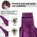 Lynun Adjustable Dog Carrier Bag - Breathable Pet Transport Shoulder Bag for Dogs & Cats - Perfect for Outdoor Walks (Purple) - Buy Online on GoSupps.com