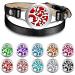 Phogary Aromatherapy Bracelets - Stainless Steel Diffuser with Leather Bands & 10 Felt Circles | Ideal Gift for Valentine's Day Mother's Day & Birthdays - Buy Online on GoSupps.com