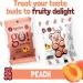GoGummy Low Sugar (1g) Gummy Bears by Jimmy Sevigny | Peach Fruity Gummies | High Fiber No Sugar Alcohols Gluten Free | Pack of 12 x 50g Bags - Buy Online on GoSupps.com