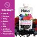 Noka Super Berry Immune Support Smoothie Pouches - 12 Pack, Vegan & Gluten-Free with Flax Seed, Plant Protein, Vitamin C, D & B12, Elderberry, Zinc - Organic 4.22oz - Buy Online on GoSupps.com