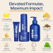 Strive Apex Skin Care Set | Advanced Anti-Aging Fragrance-Free Peptides Vitamin C Niacinamide - Face Wash Scrub Moisturizer Serum for All Skin Types & Dark Circles - Buy Online on GoSupps.com