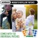 Anbar Mosquito Repellent Patches - 132 Set for Kids & Adults | Waterproof Stickers, Deet-Free & Natural | 24-Hour Protection - Buy Online on GoSupps.com
