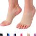 Doc Miller Premium Arch Support - 1 Pair Plantar Fasciitis Brace for Foot Care  Heel Spurs  Feet Pain  Flat Arches and Foot Arch Support for Relief and Recovery - Skin Color - Small Size Skin Small (1 Pair)