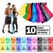 Resistance Bands for Working Out - 7Ft Medium+ Sky Blue Exercise Bands with Carry Pouch Door Anchor & Free iPhone App - Latex Free (7-10 lbs Tension - Buy Online on GoSupps.com