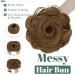 SEGO Large Bun Hairpiece with Elastic Band - Coffee Brown Hair Extensions for Women Perfect Ponytail Braid (55g) - Buy Online on GoSupps.com