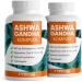 Ashwagandha capsules high -dose 240x - 600 mg Ashwagandha KSM -66 per day - Ashwagandha complex with magnesium zinc & vitamin B6 - without undesirable additives - 100% vegan 2x 120 capsules