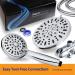 ELCM Shower (Black) Chrome - Buy Online on GoSupps.com