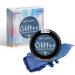 DE'LANCI Multichrome Eyeshadow Holographic Eye Shadow with Intense Color Payoff Shiny Blue Shade Highly Pigmented Duo Chrome Glitter Eyeshadow for Blue Eyes Metallic Shimmer Shades Vegan Talc Free Smurf #7E
