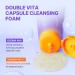 DERMALOGY by NEOGENLAB Double Vita Capsule Cleansing Foam Vitamin-Rich Daily Face Cleanser with AHA/BHA & Yuzu Lime Extract Brightening & Hydrating Gel-to-Foam Cleanser All Skin Types 5.07 fl oz - Buy Online on GoSupps.com