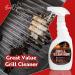 Evo Dyne Grill Cleaner Spray (32 oz) - USA Made BBQ Degreaser for Fast Cleaning - Heavy Duty Formula, Food Safe - Less Scrubbing Required - 1-Pack - Buy Online on GoSupps.com