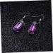 1 Pair Funny Earbob Earrings Earings for Women Ear Hook Jewelry Ear Dangle South Cute Girl 4.5X0.8cm Purple - Buy Online on GoSupps.com