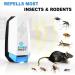 2 Pack Ultrasonic Pest Repeller Plug in - Electronic Insect Control Defender for Roach Bed Bug Mouse Rodent Mosquito - Indoor Reject Repellent for Cockroach Ants Mice Fly Rat Bedbug Spider Squirrel - Buy Online on GoSupps.com