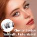 TOOCHUNAG Natural False Eyelashes 17mm - Wispy Lash Clusters DIY 56 Pcs Multipack - Buy Online on GoSupps.com