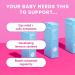 Pink Stork Baby Probiotic Drops for Newborns, Infants & Toddlers - Gas & Colic Relief - Constipation Support - Women-Owned - 1 oz - Buy Online on GoSupps.com