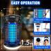 Endbug Bug Zapper Outdoor with LED Light 4200V Mosquito Zapper Outdoor IPX5 Waterproof Electric Bug Zapper 2-in-1 Fly Zapper Fly Trap Indoor Outdoor for Patio Garden Backyard Home Plug in - Buy Online on GoSupps.com