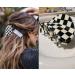 Checkered Hair Clip Claw Set - Black and White Checker Series - 2 Pack - Y2K Accessories for Women and Girls - Buy Online on GoSupps.com