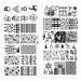 Niceneeded Christmas Nail Art Stamping Kit 6 Templates for Festive Nail Designs | Santa & Snowmen Decorations - Buy Online on GoSupps.com