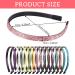 Yonoy Sparkle Plastic Headbands - 15 Glittery Colors - Fashionable No Slip Hair Accessories for Girls - Buy Online on GoSupps.com