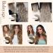 Hetto Real Hair Tape Extensions | Blonde Balayage Remy Hair 55cm - 50g #1B/6/27 - Buy Online on GoSupps.com