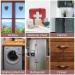Baby Proofing Cabinet Lock Brown Child Safety Latches Lock with 3M Adhesive  No Drilling Childproofing Safety Strap Locks for Cabinets  Oven  Fridge  Drawers  Dishwasher  Toilet Seat 4 PACK Brown - Buy Online on GoSupps.com