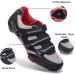 Unisex Peloton Compatible Cycling Shoes with Look Delta Cleats - Indoor Road Biking Spin Shoes for Men and Women - SPD Clip On - Black/Grey - Size 7.5 Women/5.5 Men - Buy Online on GoSupps.com