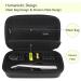 Black Texture Tisnia Case for Philips Norelco OneBlade Pro QP6520/70 Hybrid Trimmer - Protective Cover for Electric Shaver - Buy Online on GoSupps.com