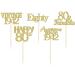 Gold Glitter 80th Birthday Cupcake Toppers - Vintage 1942 | Awesome Since 1942 | Hello 80 | Seventy & Fabulous Cake Decorations - Buy Online on GoSupps.com