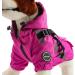Shop Waterproof Dog Cloak & Coat for Small/Medium Dogs - Windproof Jacket with Dish Ring - Fuchsie & Fox - Buy Online on GoSupps.com