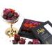 Mughe Gourmet Luxury Turkish Delight Assorted 360g (13Oz) 25 pc.- 4 Varieties: Dark Chocolate Rose Saffron Zereshk with Pomegranate Flavor - Prestigious Lokum Gift Box - Perfect for Special Days - Buy Online on GoSupps.com