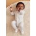 MORI Unisex Clever Sleepsuit - Organic 2 Way Zipped Pyjama for Baby Boys & Girls | Toddler Footed Nightwear 0 Month (Grey) by MORI - Buy Online on GoSupps.com