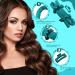 SHOPTOP Heatless Curling Rod Headband - Hair Curler Set for Natural Waves - Soft Hair Rollers for Women - Dark Green - Buy Online on GoSupps.com