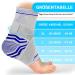 Unisex Adjustable Ankle Bandage - Orthopedic Compression for Weak Ankles & Achilles Tendon - White - Buy Online on GoSupps.com